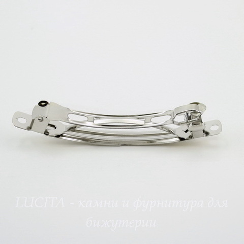 Основа для заколки - автомат 77х9 мм (цвет - платина)