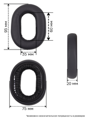 Амбушюры для наушников Plantronics BackBeat FIT 6100