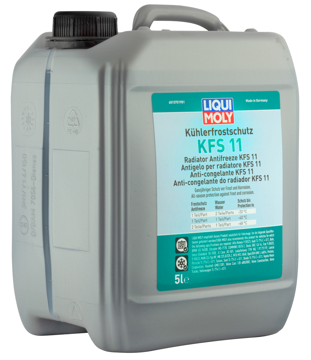 Антифриз-концентрат Liqui Moly Kuhlerfrostschutz KFS 11 G11 синий 5л