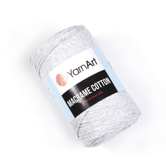 Пряжа YarnArt Macrame Cotton, Светло-серый