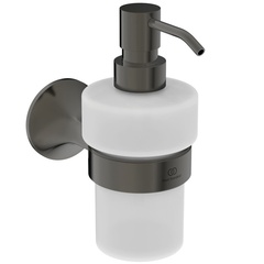 Ideal Standard La Dolce Vita T5510A5 Дозатор для жидкого мыла с держателем, матовое стекло, для настенного монтажа, с крепежом фото