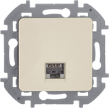 Розетка компьютерная RJ45 категория 5e UTP - Legrand Inspiria - слоновая кость — фото 1