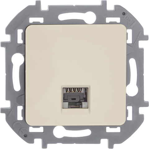 Розетка компьютерная RJ45 категория 5e UTP - Legrand Inspiria - слоновая кость
