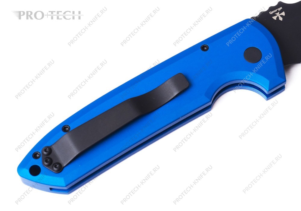 Нож Pro-Tech Rockeye Blue 3V Exclusive - фотография 