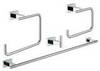 GROHE Essentials Cube 40778001 Комплект аксессуаров для ванной