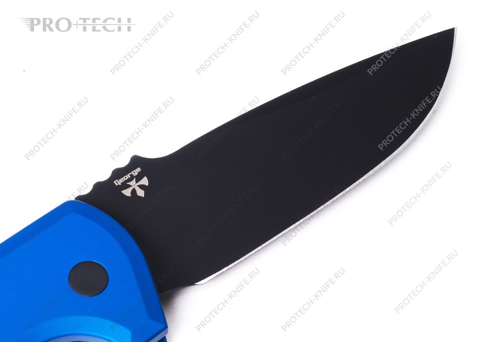 Нож Pro-Tech Rockeye Blue 3V Exclusive - фотография 