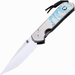 Фото Складной нож Chris Reeve Large Sebenza 21 Cabochon Pyrite, сталь S35VN, рукоять титановый сплав