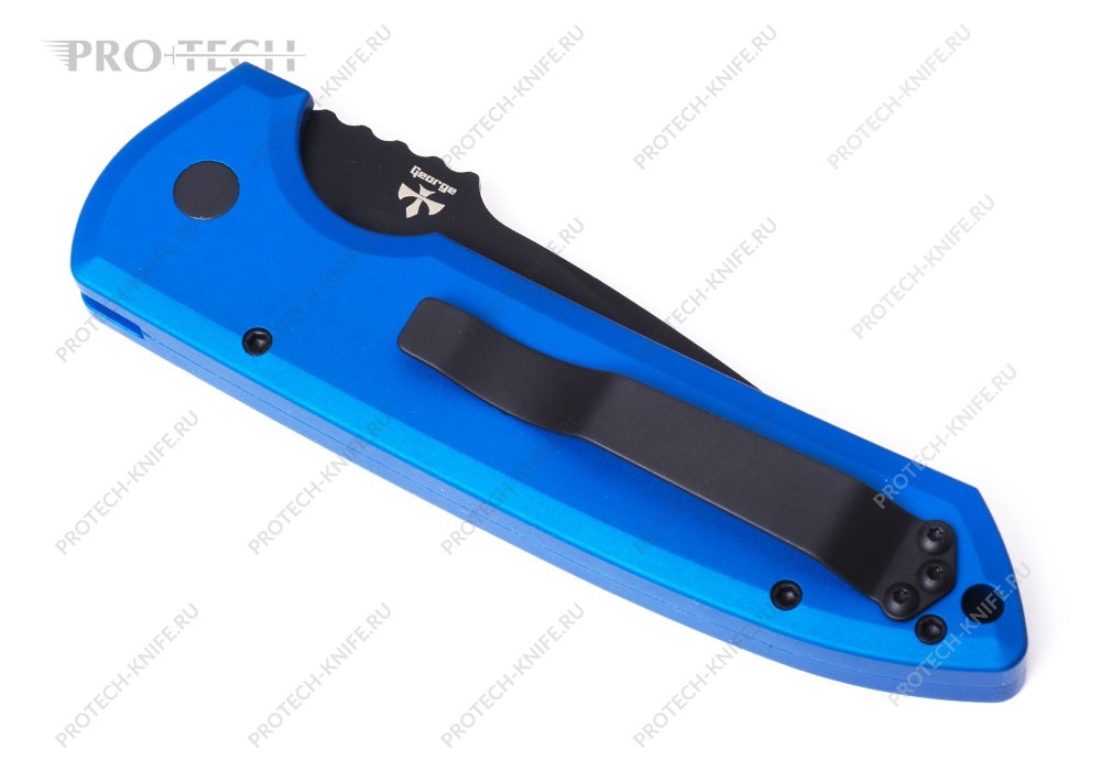 Нож Pro-Tech Rockeye Blue 3V Exclusive - фотография 