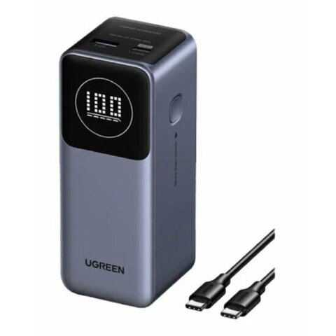 Внешний аккумулятор UGREEN PB724 (35526B) 12000mAh Quick Charging 100W Power Bank, серый