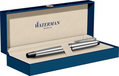 Ручка перьевая Waterman Expert Essential, St. Steel CT, F (S0952040)