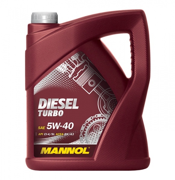 Моторное масло Mannol Diesel Turbo 5W40 синтетическое 5л