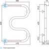 Сунержа 00-0008-6040 Полотенцесушитель водяной 60x40 см