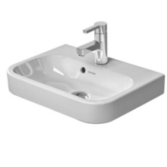 Duravit Happy D.2 710500060 Раковина 500х360 мм., без отверстия для смесителя, с переливом, цвет белый фото