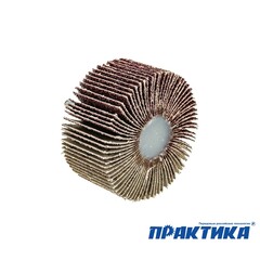 Круг лепестковый с оправкой ПРАКТИКА 80х40мм, P 40, хвостовик 6 мм, серия Профи (649-103)