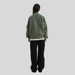 Бомбер Alpha Industries Logo L-2B Hunter Relaxed Field Grey (Полевой Серый)