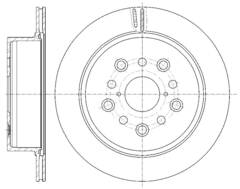 Диск тормозной вентилируемый G-brake  GR-20436