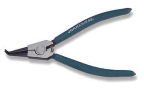 Jonnesway AG010012 Щипцы загнутые 90° для стопорных колец с ПВХ рукоятками, разжим, 220 мм, 32-80 мм 48660