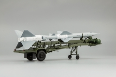 Transport-loading vehicle PR11 with rocket 20DSU khaki-gray DIP 1:43
