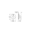 GROHE 19970002 Переключатель встраиваемый на 2 потребителя