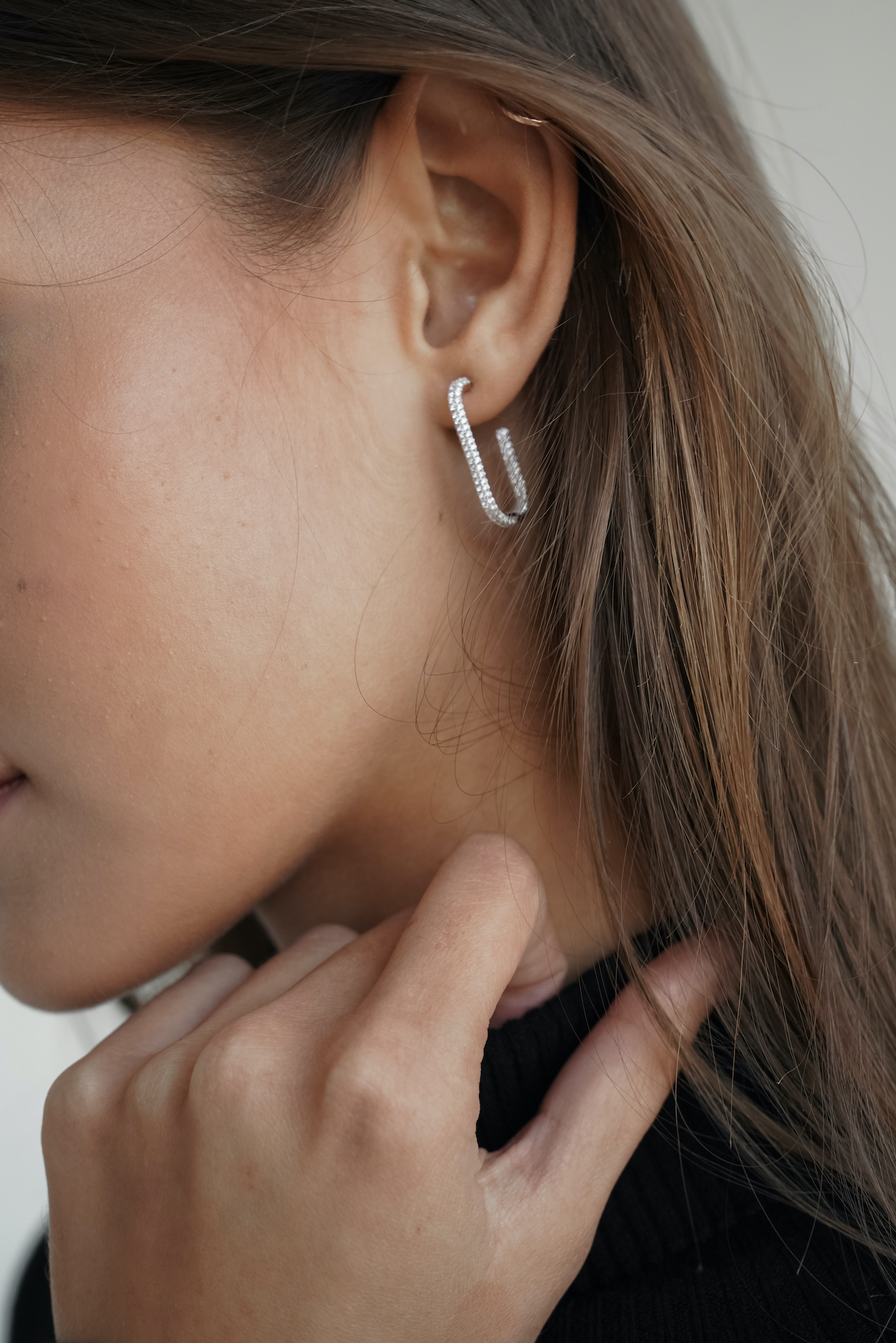 Серьги PREMIUM QUALITY с кубическим цирконием