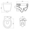BelBagno BB122SC Сиденье дюропластовое с быстросъёмными петлями, механизмом Soft Close, цвет: белый