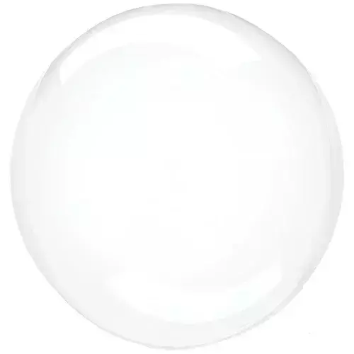 К Deco Bubble (Бабл), 30''/60 см, Прозрачный, Плоский, 1 шт. (В черной упаковке)