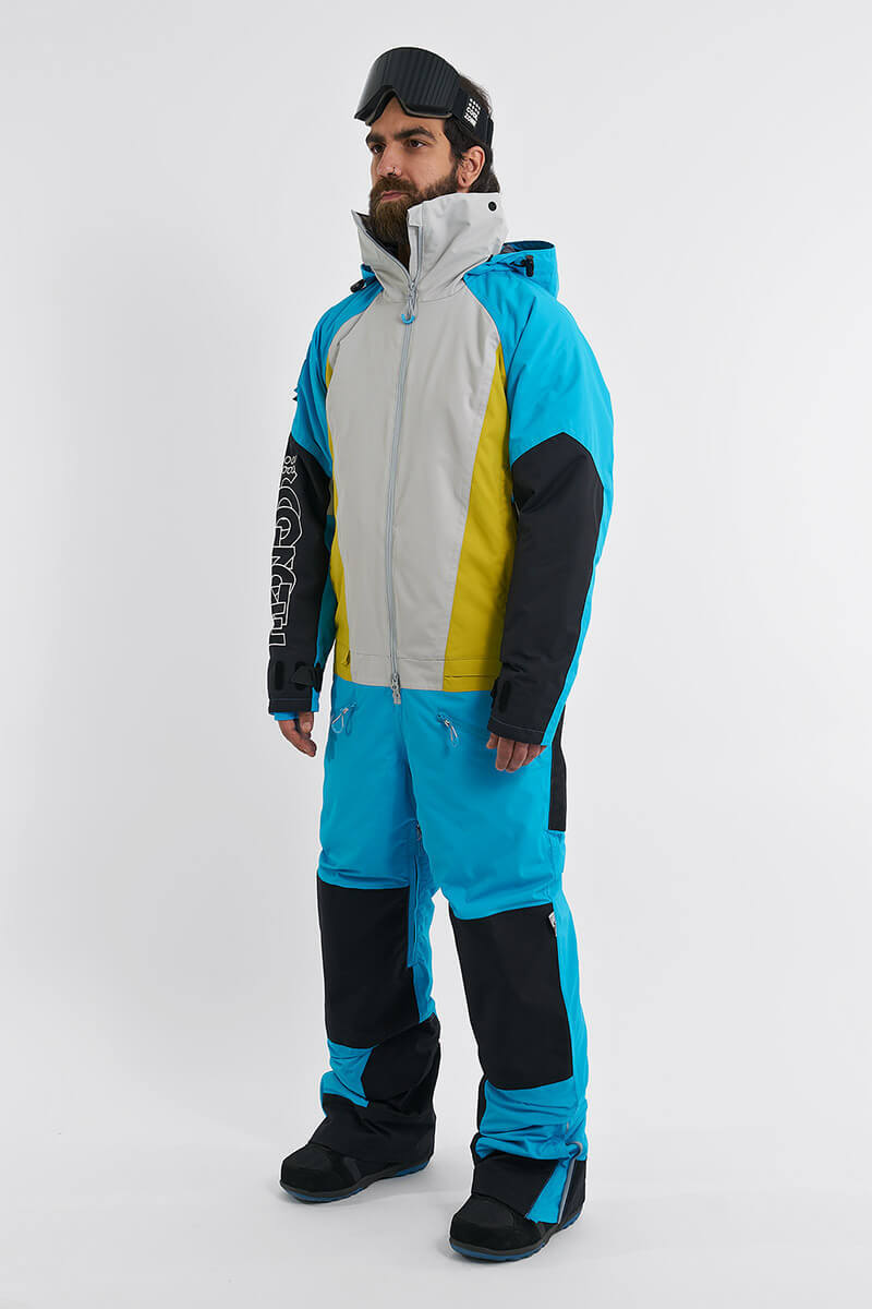 Мужской комбинезон Cool Zone Veter для сноуборда и горных лыж голубой - 6
