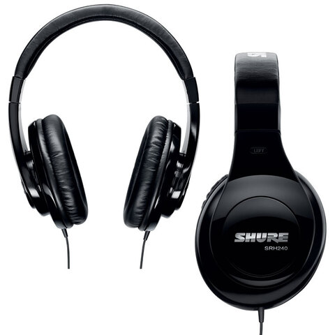 SHURE SRH240 Профессиональные наушники 'закрытого типа'