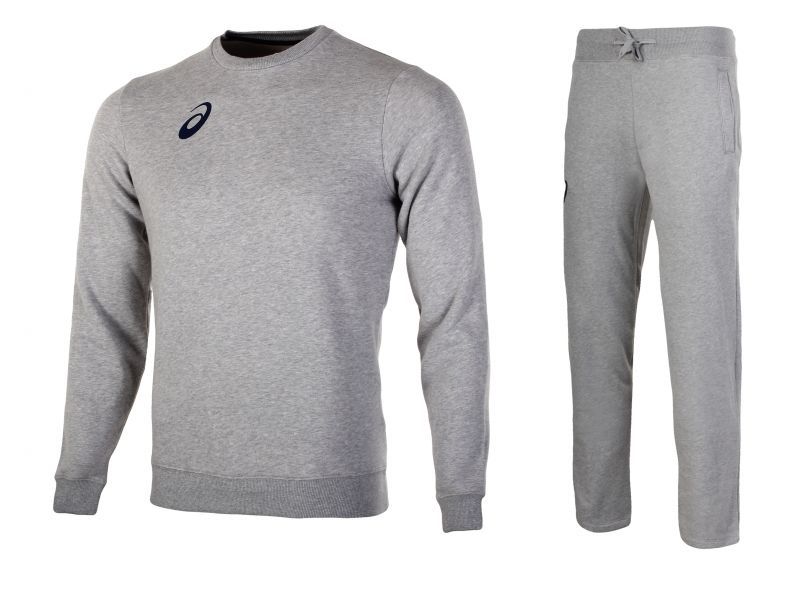 Asics Fleece Suit костюм спортивный мужской серый