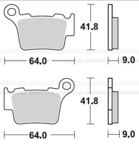 Колодки тормозные BRAKING 891CM46