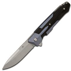 Фото Складной нож Spartan Blades Kranos, сталь CPM-S35VN, рукоять голубой титан/черный G10