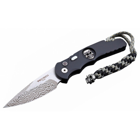 Автоматический нож Pro-Tech TR-5.70-DM Tactical Response 5 Дамаск