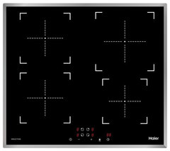 Варочная панель Haier HHY-Y64NFB, стеклокерамическая, индукционная, сенсорная, черная