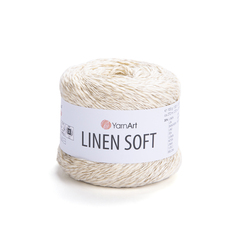 Пряжа YarnArt Linen soft, Молочный
