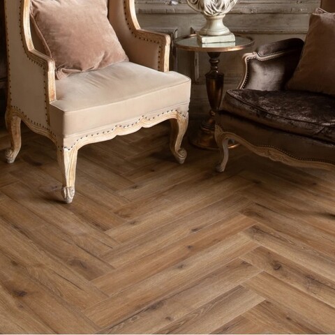 Виниловая плитка VinilPol - Herringbone Glue (LVT) Паркет Франческо (9933)
