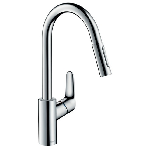 Hansgrohe Focus M41 73880000 Смеситель для кухни с выдвижным изливом и лейкой