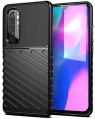Противоударный чехол на Xiaomi Mi Note 10 Lite, черный цвет, серии Onyx от Caseport