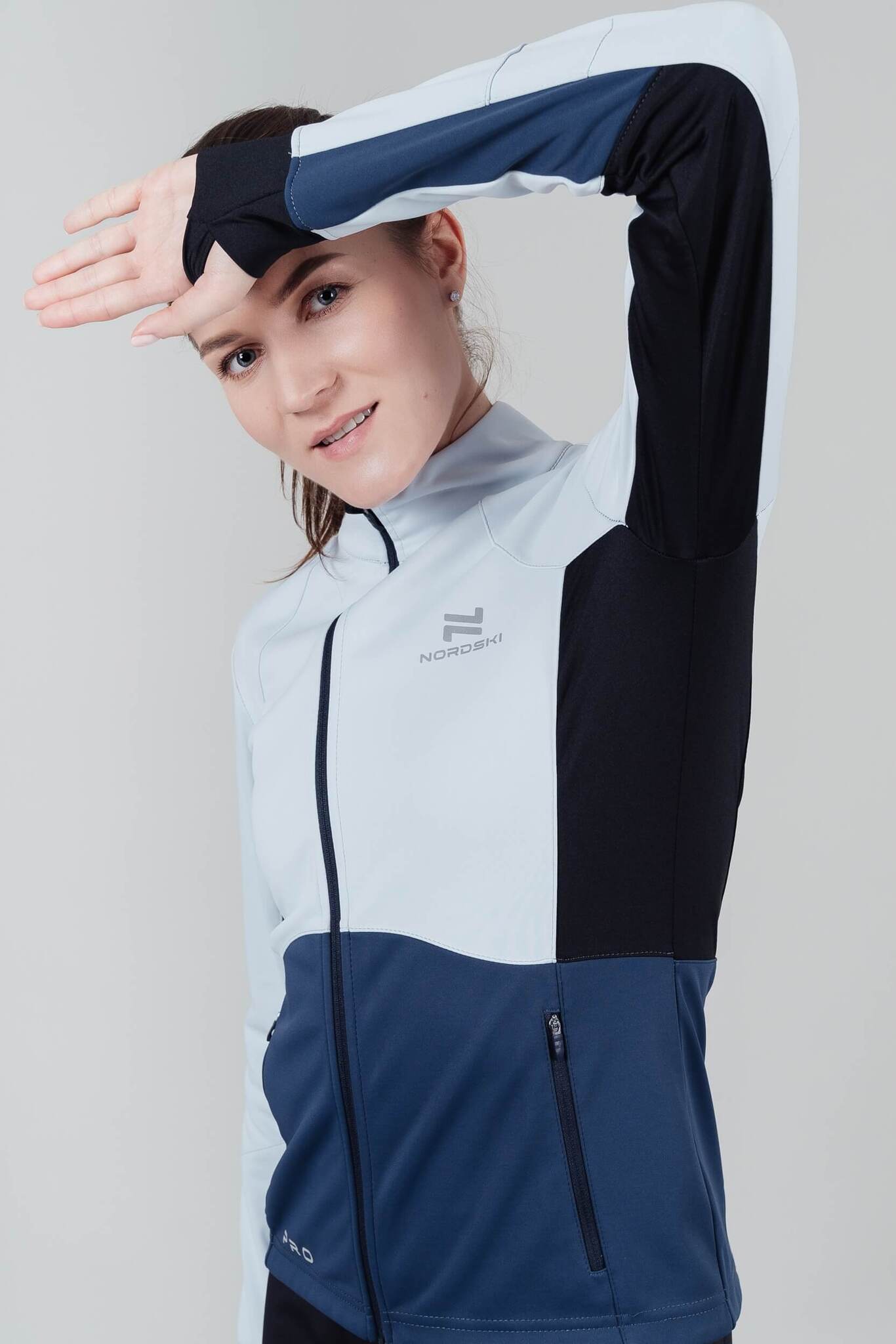 Женский лыжный костюм Nordski Pro pearl blue - 5