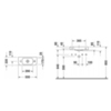 Duravit Happy D.2 711500008 Раковина 50х22 см, с 1 отв под смеситель справа DX,без слив перелива, цвет белый