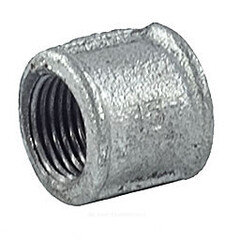 Муфта прямая чугун оц Ду 15 (1/2") ВР Fittex