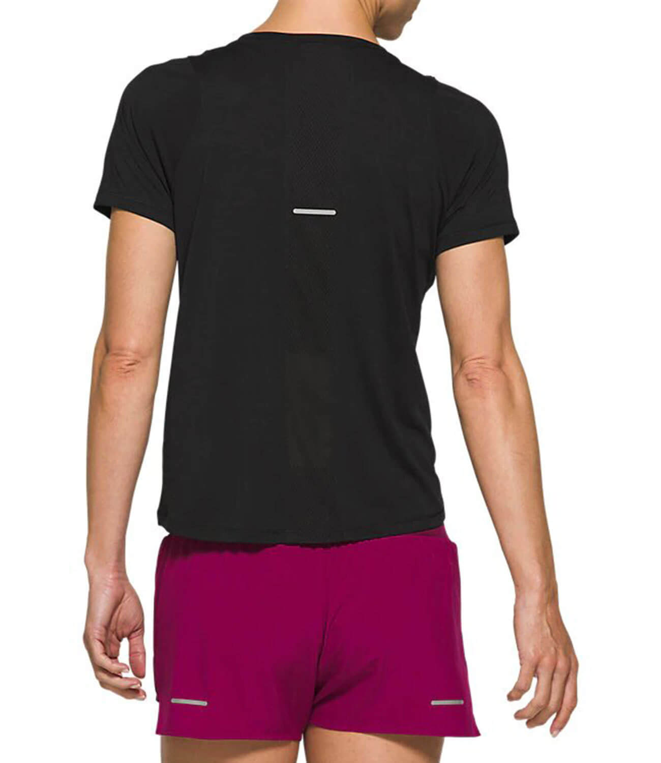 Asics Tokio Ss Top футболка для бега женская черная - 2