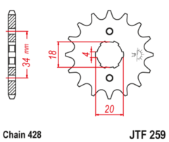 Звезда ведущая JTF259 15
