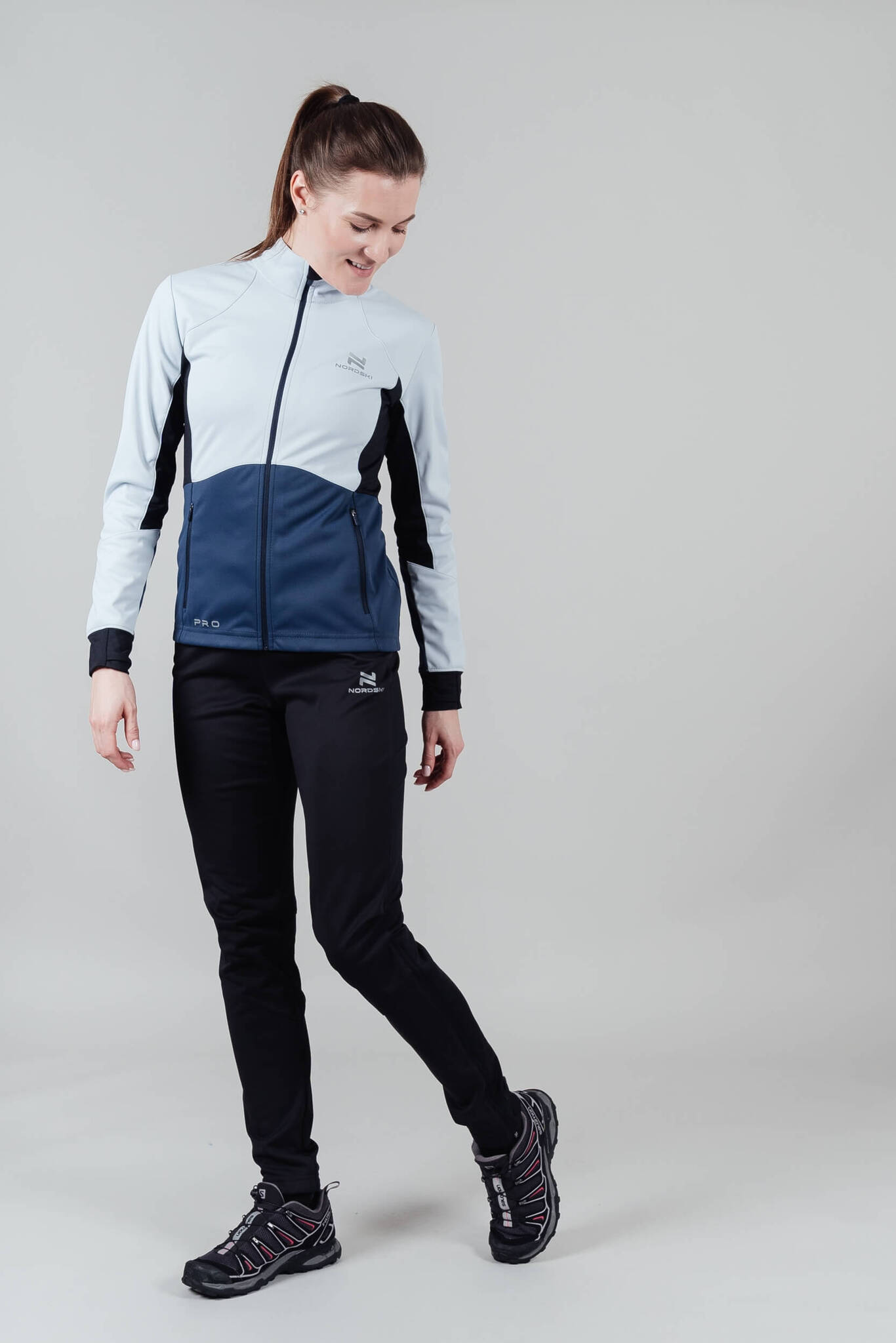 Женский лыжный костюм Nordski Pro pearl blue
