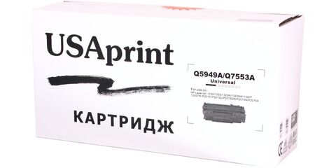 Картридж лазерный USAprint 53A/49A Q7553A/Q5949A (Cartridge 708)/0266B002[AA] черный (black), до 3000 стр - купить в компании MAKtorg