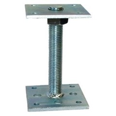Лифт регулировочный 50*50*5,0 мм М16 Н=150 мм (стойка, анкер)