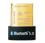 Адаптер Bluetooth Сетевой 5.0 TP-Link UB500 USB 2.0 (ант.внутр.), черный ультракомпактный