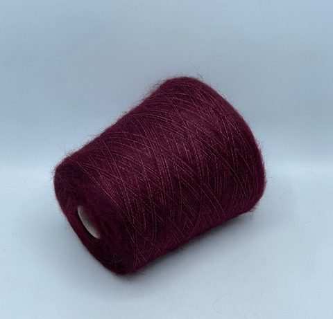 Linea Piu, Camelot silk, 900м. 75% Супер кидмохер, 25% Шелк, Бордо (92/858), 39700