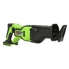 Пила сабельная аккумуляторная Greenworks Арт. 1200407, 24V, бесщеточная, без АКБ и ЗУ — фото 3