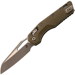 Фото Складной нож Microtech MSI 210-10APFLGTOD, сталь M390, рукоять G10, зеленый