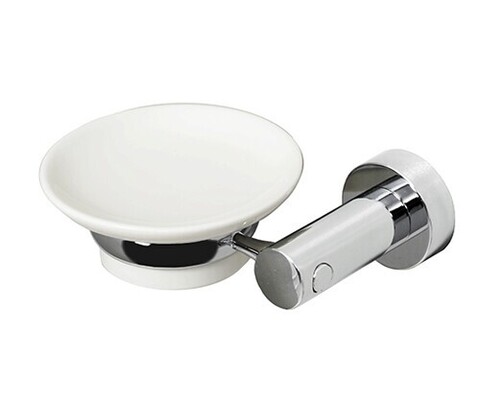 WasserKRAFT K-28229 Мыльница, цвет: хром, белый